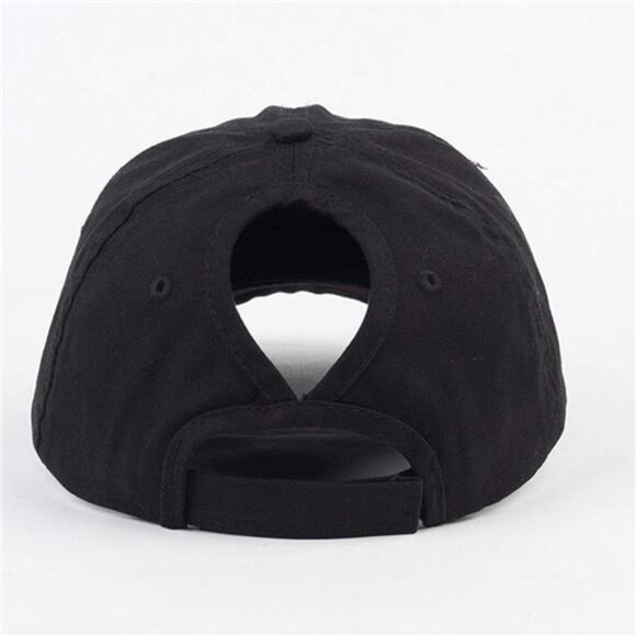 Womens Ponytail Baseball Hat Distressed Retro Adjustable Twill Sun Protection Ca - Picture 6 of 8